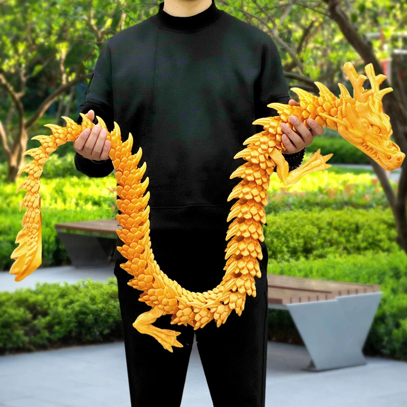 Aquarium Plants Book - 3D Printed Conjoined Dragon Ornaments, Movable