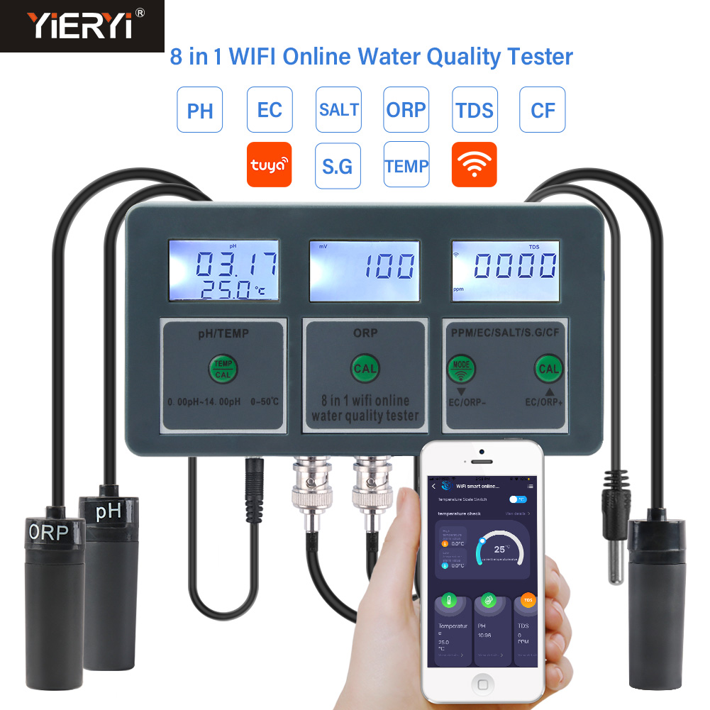 Planted Aquarium Test Kit - WiFi Tuya Thông Minh PH Meter