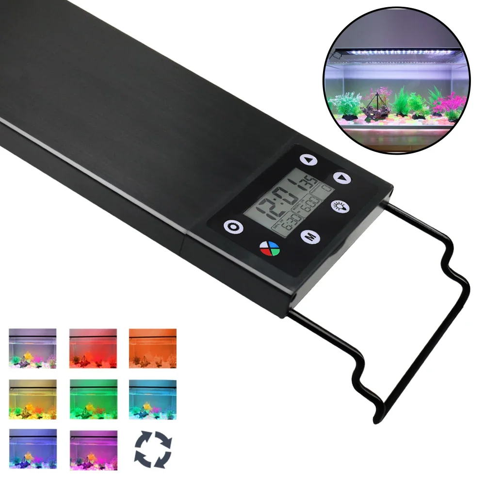 Aquarium Plant Display - IP68 Waterproof Aquarium LED Light, Full