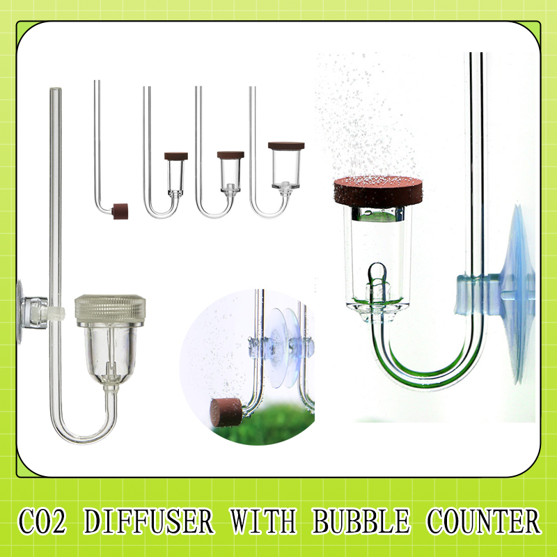 Planted Aquarium Co2 - MINI CO2 Diffuser With Bubble Counter