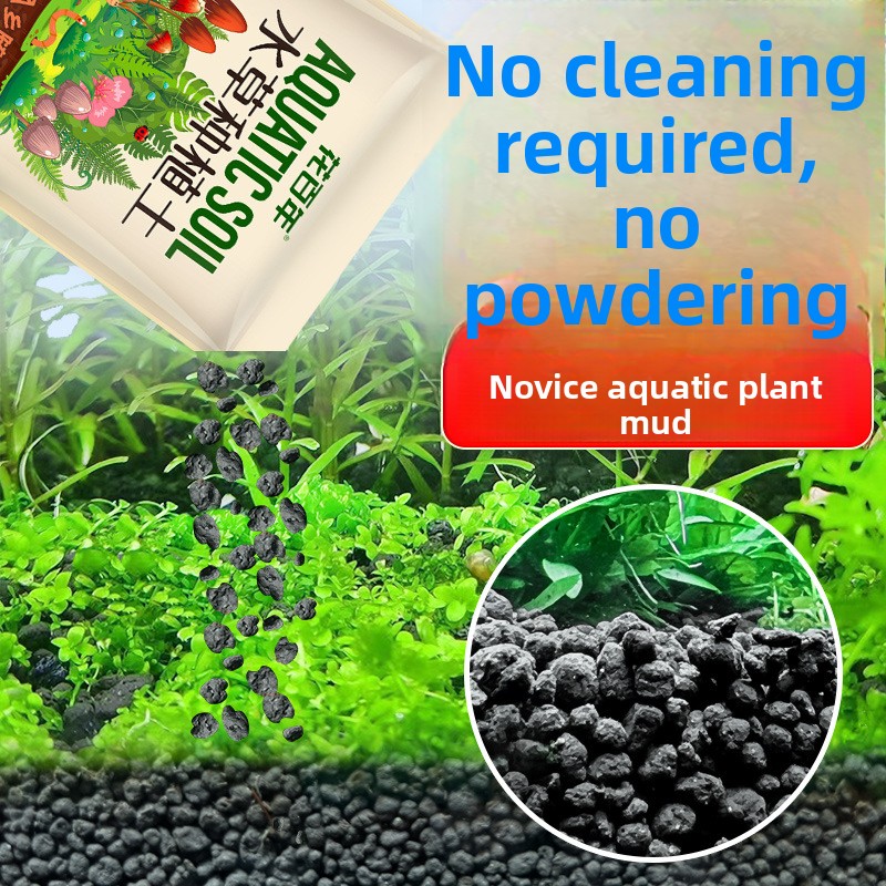 Aquarium Planted Tank Substrate - Aquarium Soil Substrate - Non-Fading Planted