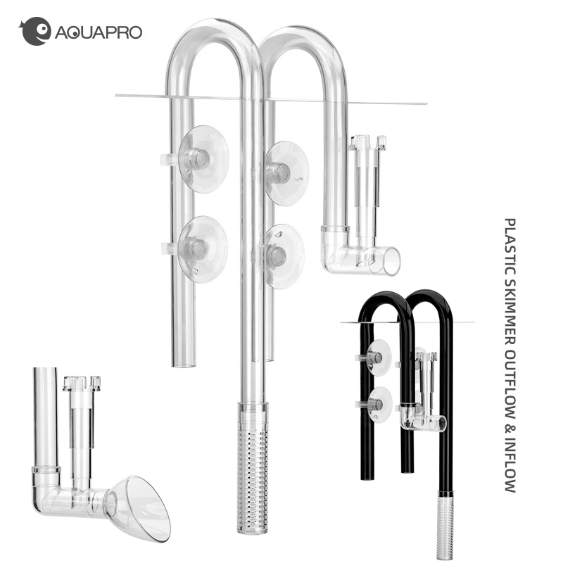 Planted Aquarium Kit - AQUAPRO Inflow Outflow Inlet Outlet Skimmer