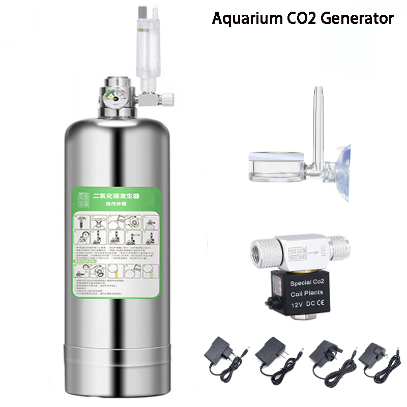 Planted Aquarium Kit - Aquarium CO2 Generator system Kit Stainless