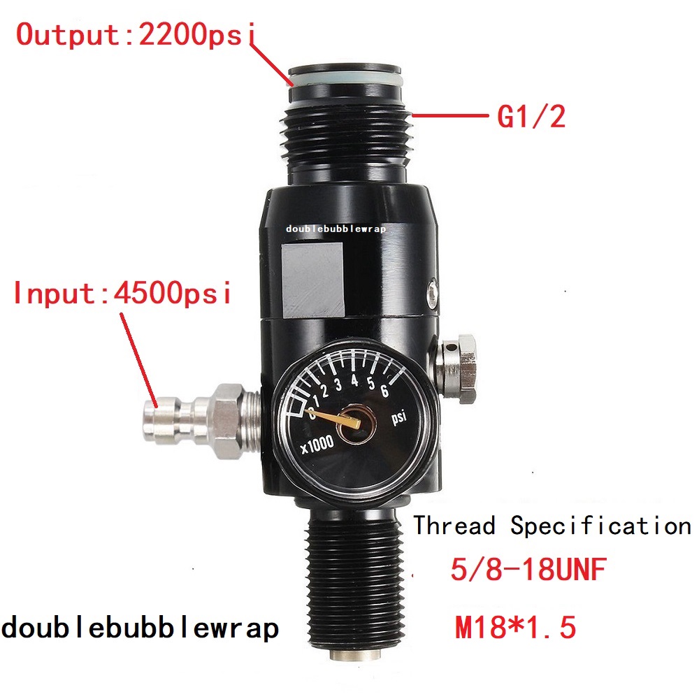 Planted Aquarium Co2 - Regulator Valve 5/8-18UNF or M18*1.5 Regulator