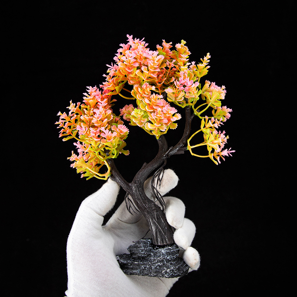 New Simulation Moss Tree Fish  - đánh giá và giá Planted Aquarium With Sand