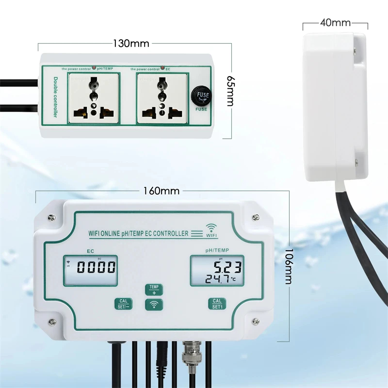 GA Tuya Wifi 3-in-1 Aquarium P - đánh giá và giá Planted Aquarium Test Kit