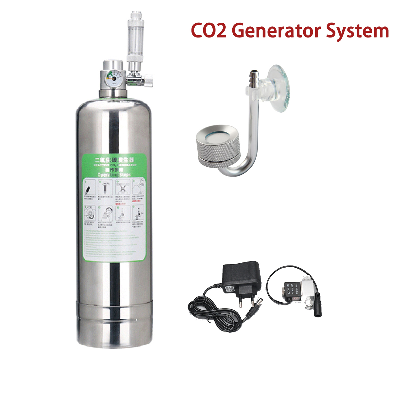Aquarium CO2 Generator system  - đánh giá và giá Planted Aquarium Kit