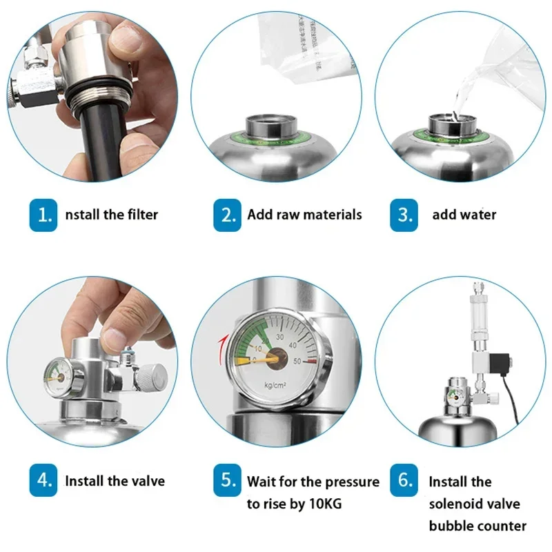 Aquarium CO2 Generator system  - đánh giá và giá Planted Aquarium Kit