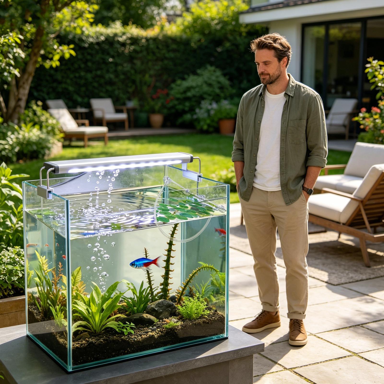 Floating Plant Corral Auto Hei - đánh giá và giá Planted Aquarium Tank Kit