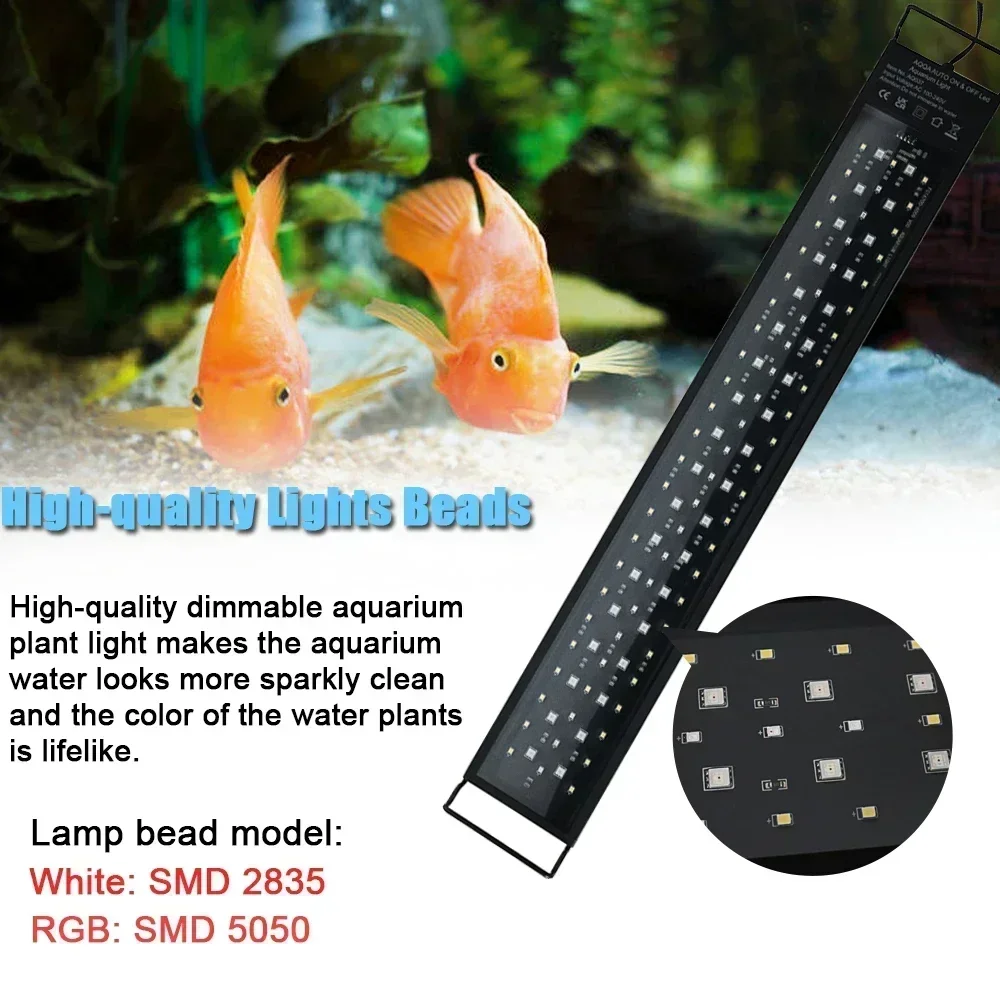 IP68 Waterproof Aquarium LED L - đánh giá và giá Aquarium Plant Display