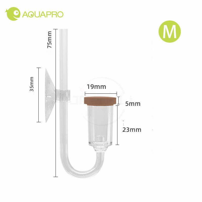 MINI CO2 Diffuser With Bubble  - đánh giá và giá Planted Aquarium Co2