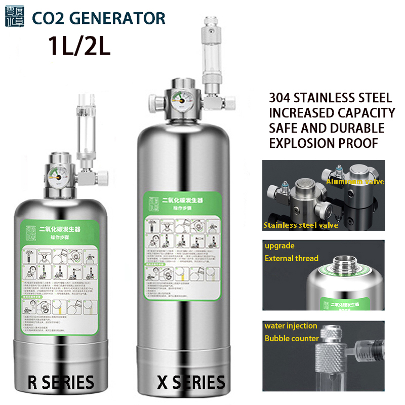 ZRDR Aquarium CO2 Generator Sy - đánh giá và giá Planted Aquarium Kit