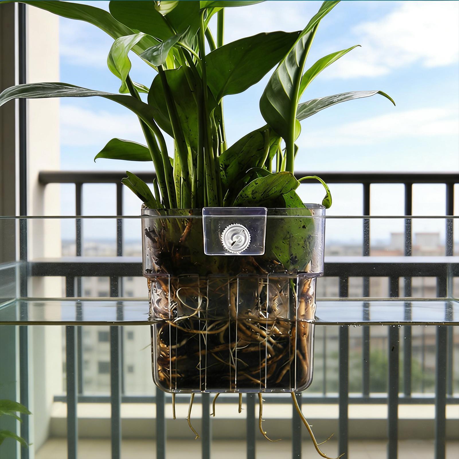 Transparent Hangable Aquarium  - đánh giá và giá Planted Aquarium Kit