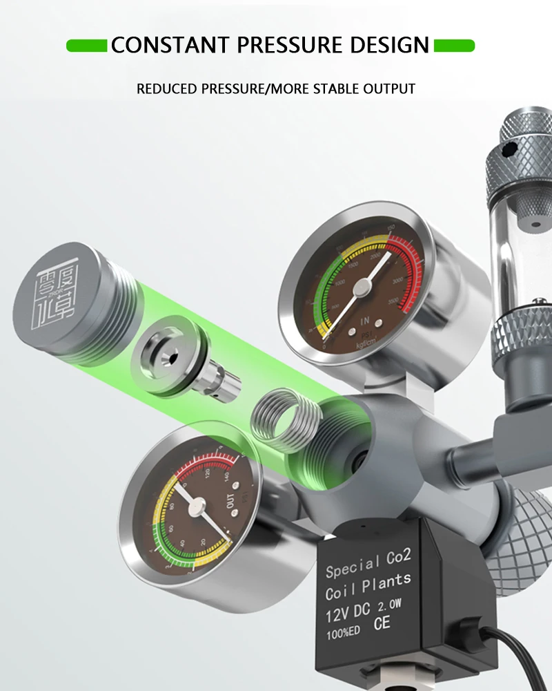 ZRDR Aquarium CO2 Regulator El - đánh giá và giá Planted Aquarium Co2