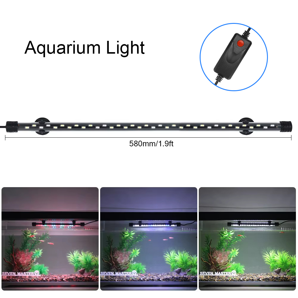 58CM  Aquarium Light LED Plant - đánh giá và giá Aquarium Plant Display