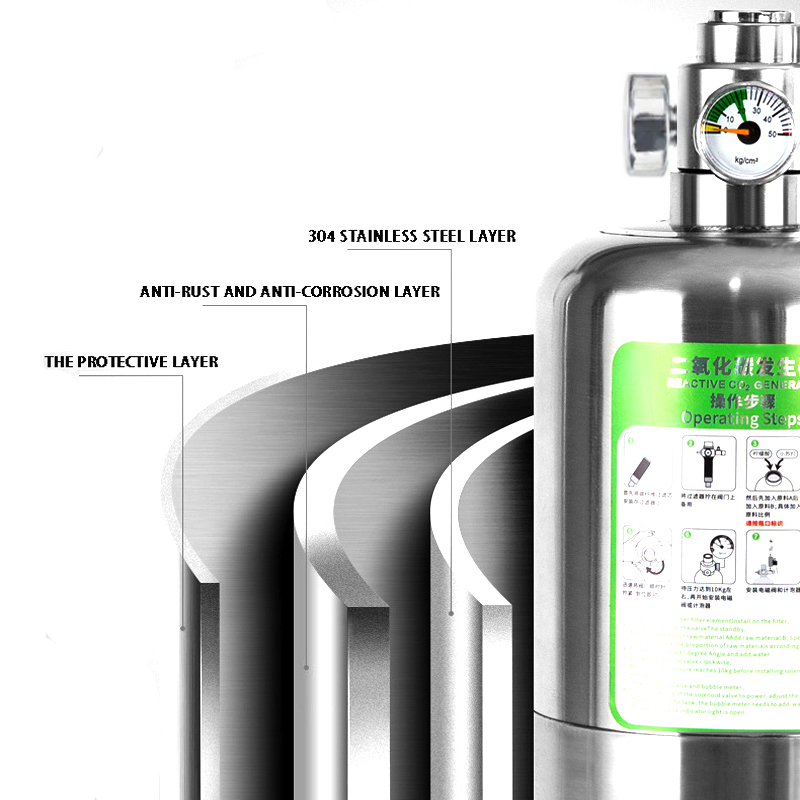 ZRDR Aquarium CO2 Generator Du - đánh giá và giá Planted Aquarium Co2
