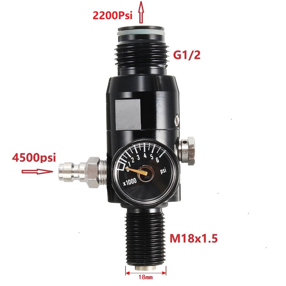 Regulator Valve 5/8-18UNF or M - đánh giá và giá Planted Aquarium Co2
