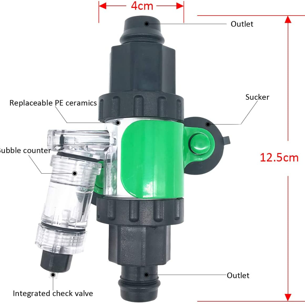 Carbon Dioxide Dissolver CO2 D - đánh giá và giá Planted Aquarium Co2